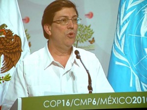 Bruno Rodríguez Parrilla: «Combatir el cambio climático entraña enfrentar la pobreza y la desigualdad social»