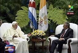 Benedicto XVI envió telegrama a Raúl: Agradece acogida del Gobierno y pueblo cubanos