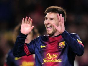 Messi no para: dos nuevos récord en el empate del Barcelona
