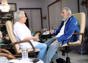 Sostiene Fidel prolongada conversación con Frei Betto