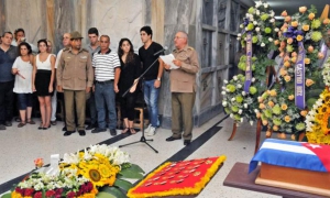 Realizan honras fúnebres al General de Cuerpo de Ejército de la Reserva Sixto Batista Santana