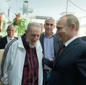 Recibió Fidel al Presidente Putin