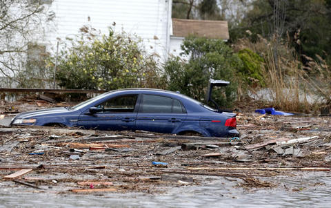 Sandy en Estados Unidos. Foto: AP 